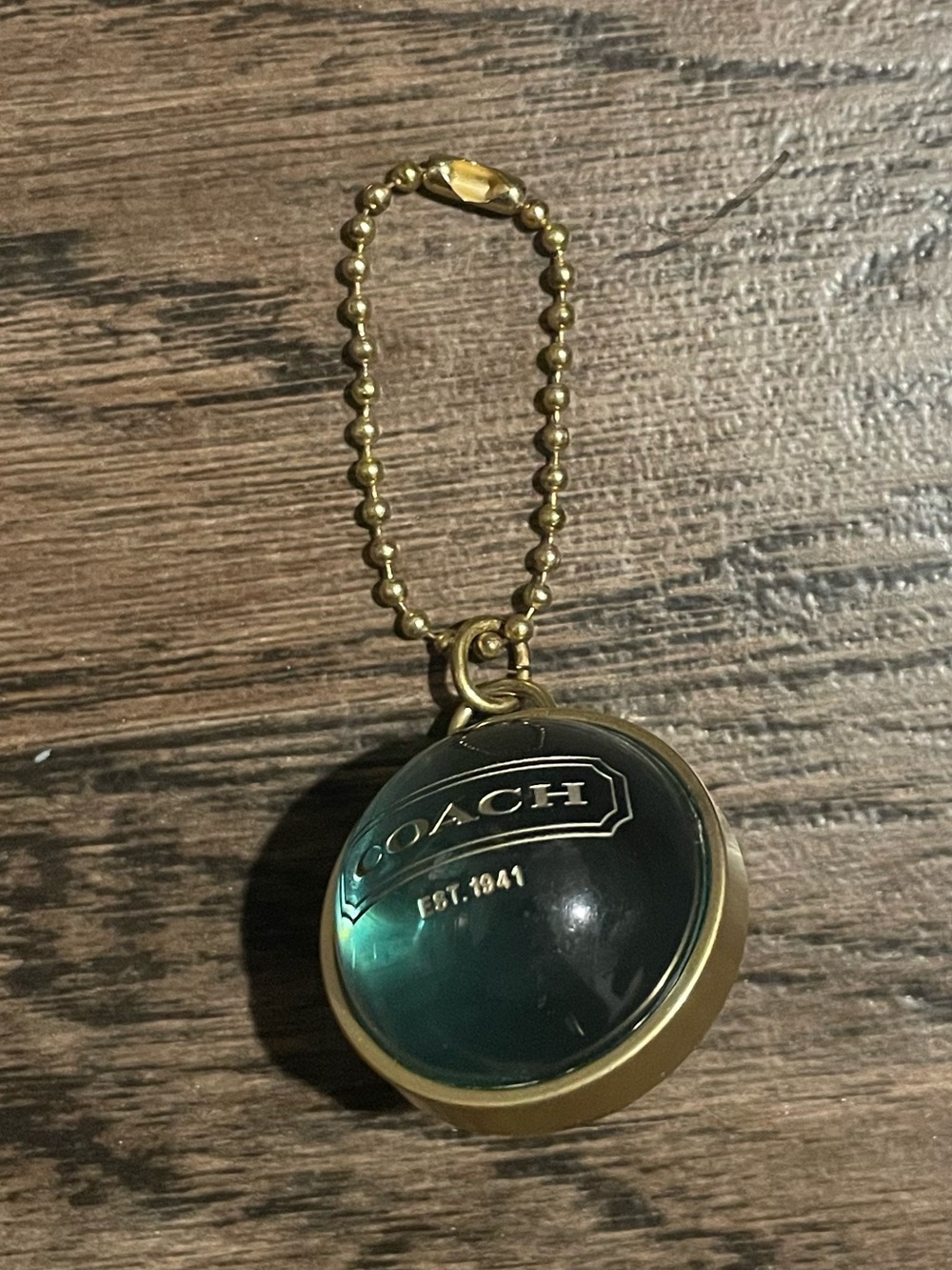 Coach Gold Banded
Transparent Sphere Bag
Charm Key Chain